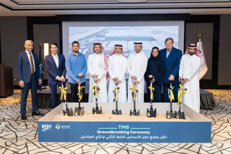 شركة “جذور” تضع حجر الأساس لخط الإنتاج السادس (TM6) في مدينة الملك عبدالله الاقتصادية