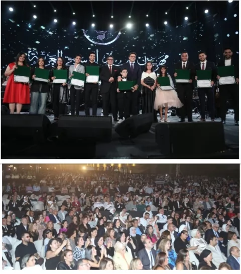 إقبال جماهيري على حفل ختام الدورة الـ33 لمهرجان الموسيقي العربية