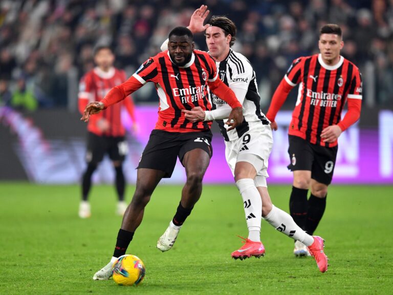 موعد مباراة يوفنتوس ضد ميلان بالدوري الإيطالي والتشكيلتان المتوقعتان والقنوات الناقلة | رياضة