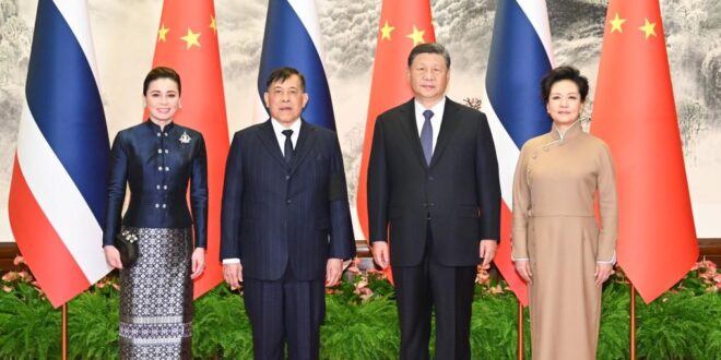 الرئيس الصيني شي يستقبل ملك تايلاند ويدعو إلى دفع بناء مجتمع مصير مشترك بين الصين وتايلاند – شبكة فلسطين للأنباء