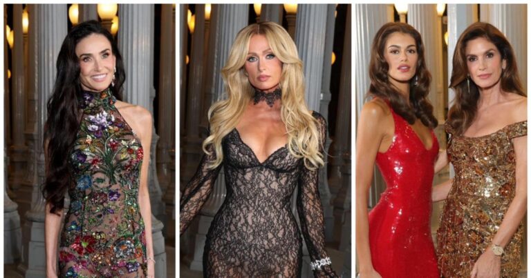 ديمي مور وسيندي كروفورد..أبرز إطلالات حفل LACMA 2025