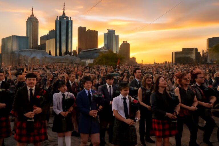 ملبورن تستعد لعرض قياسي لعزف مزمار القربة في ساحة فيد سكوير