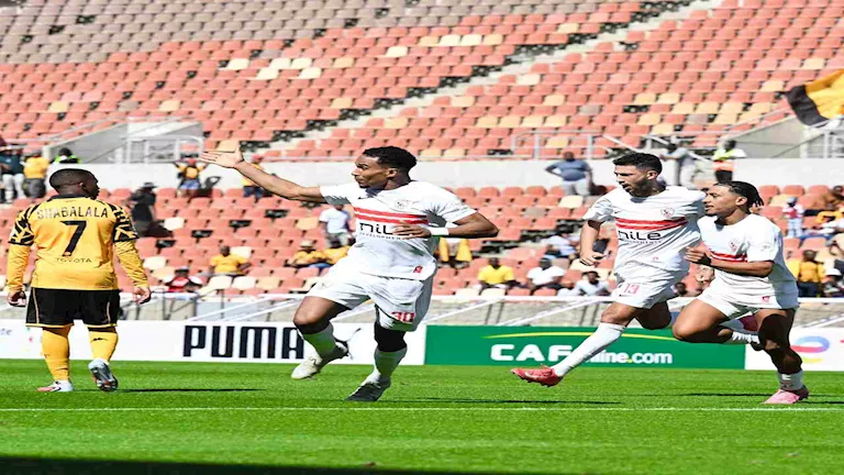 ملخص مباراة الزمالك وكايزر تشيفز في كأس الكونفدرالية