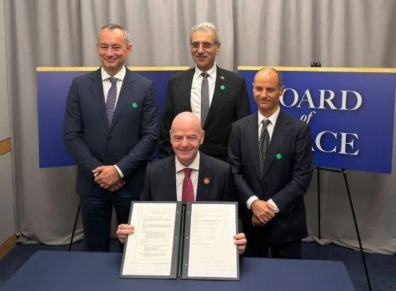 «فيفا» ومجلس السلام يطلقان مشروعاً كروياً لإعادة إعمار غزة